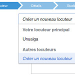 Créer un locuteur