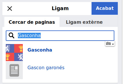 Insérer un lien